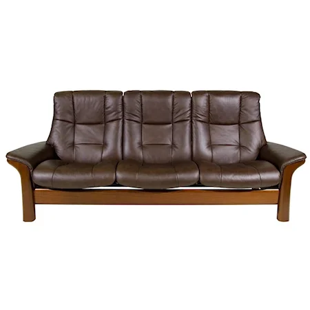 High-Back 3-Seater Reclining Sofa